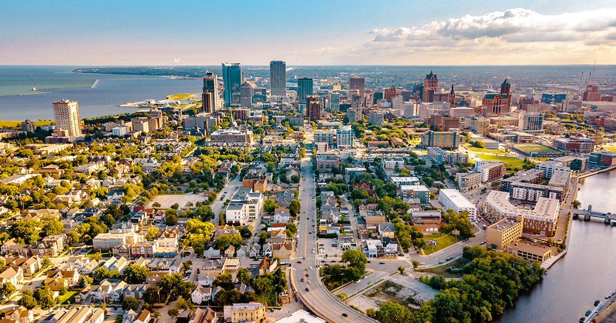 View of the Milwaukee skyline